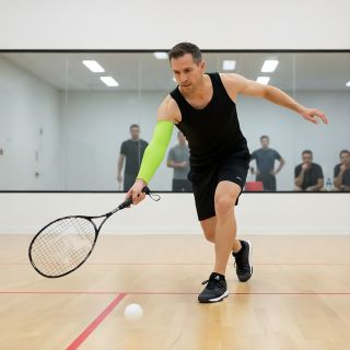 Bodyassist Compression Sports Arm Sleeve Lime Green